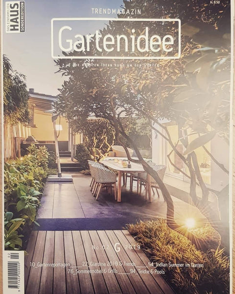 Die azado Erfolgsstory im Trendmagazin Gartenidee